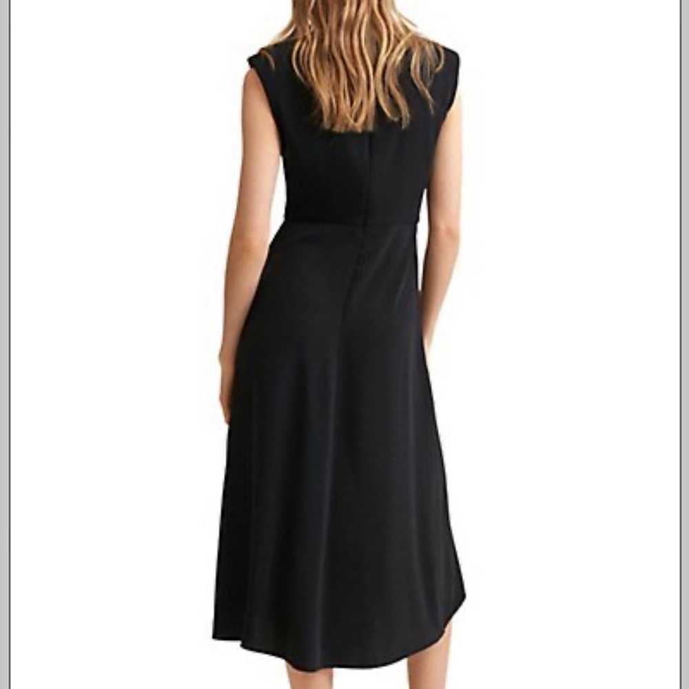 MANGO PADDED SHOULDERS SLEEVELESS DRESS - S2530 - Picture 4 of 7